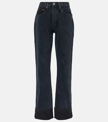 Jeans rectos de tiro alto | Re/Done