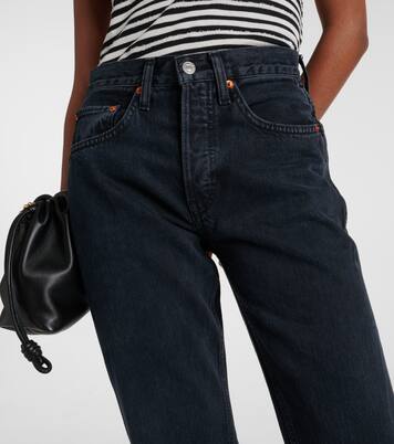 Jeans rectos de tiro alto | Re/Done