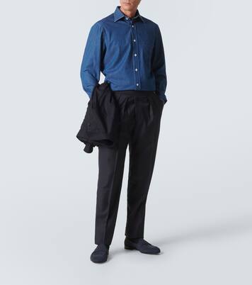 Appia leather penny loafers | Brioni