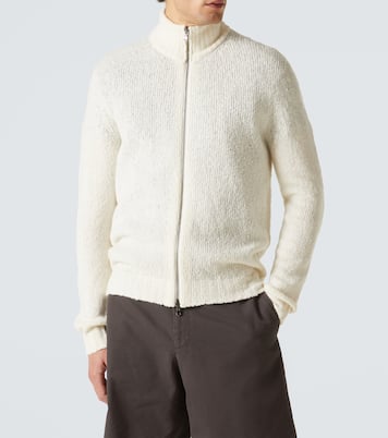 Wool and cashmere-blend zip-up sweater | Thom Sweeney