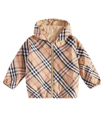 Burberry Check reversible technical jacket | Burberry Kids