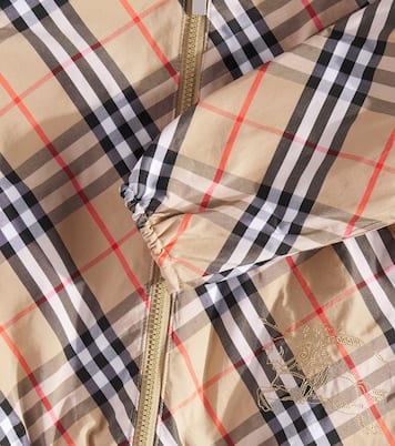 Burberry Check reversible technical jacket | Burberry Kids
