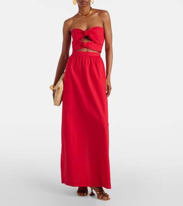 Robe longue en coton | Adriana Degreas