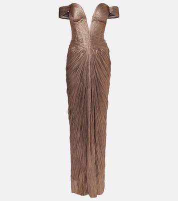 Robe longue Tia en soie | Maria Lucia Hohan