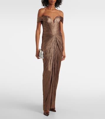 Robe longue Tia en soie | Maria Lucia Hohan