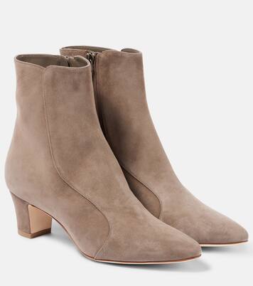 Myconia 50 suede booties | Manolo Blahnik