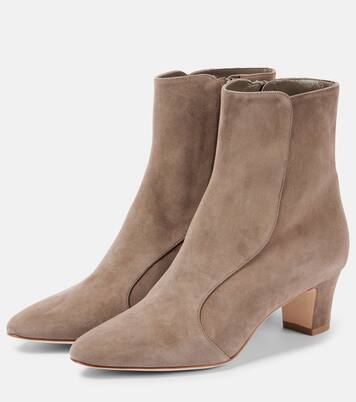 Myconia 50 suede booties | Manolo Blahnik