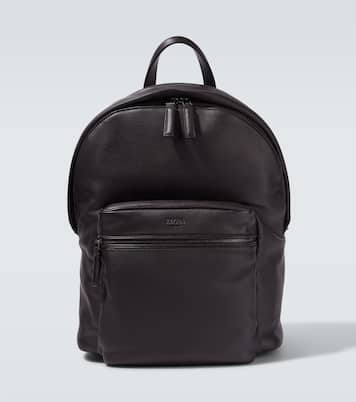 Rucksack Secondskin Hoodie aus Leder | Zegna