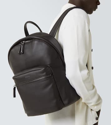 Rucksack Secondskin Hoodie aus Leder | Zegna