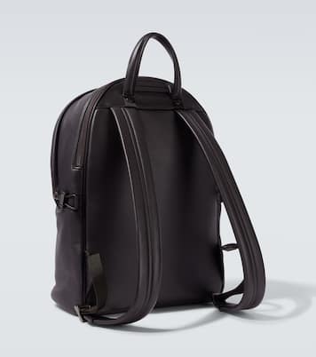Rucksack Secondskin Hoodie aus Leder | Zegna