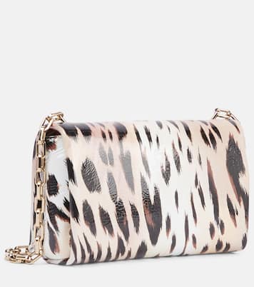 Loubi54 printed leather clutch | Christian Louboutin