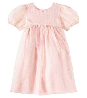 Robe Elmae en soie à fleurs | Bonpoint