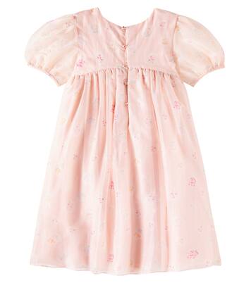 Robe Elmae en soie à fleurs | Bonpoint