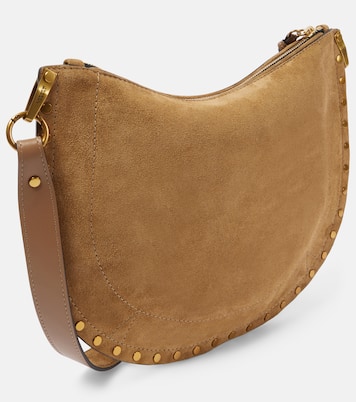 Oskan Soft Zipped suede shoulder bag | Isabel Marant