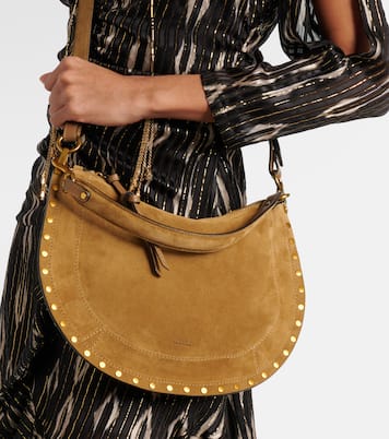 Oskan Soft Zipped suede shoulder bag | Isabel Marant
