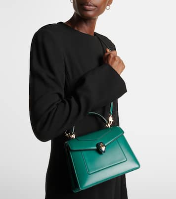 Serpenti Forever Medium leather tote bag | Bvlgari