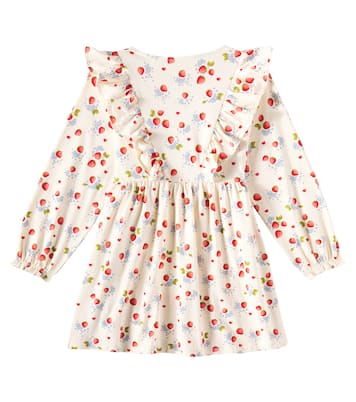 Ruffled printed cotton-blend jersey dress | Konges Sløjd