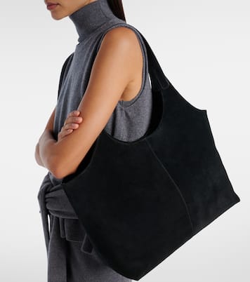Tote Bag Cabas aus Veloursleder | Aesther Ekme
