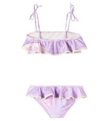 Lucky paisley ruffled bikini | Zimmermann Kids