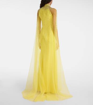 Robe longue Limelight à ornements | Jenny Packham