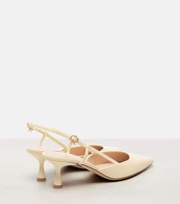 Ascent 55 leather slingback pumps | Gianvito Rossi
