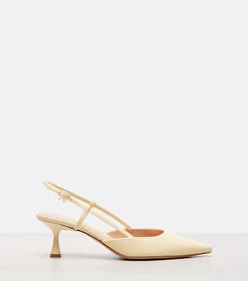 Ascent 55 leather slingback pumps | Gianvito Rossi