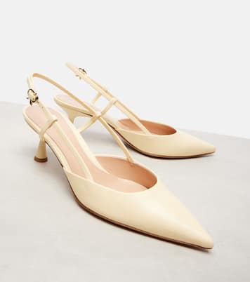 Ascent 55 leather slingback pumps | Gianvito Rossi