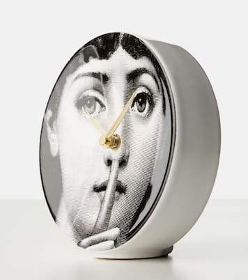 Silenzio ceramic table clock | Fornasetti