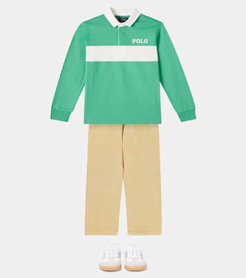 Patch-appliqué cotton polo sweater | Polo Ralph Lauren Kids
