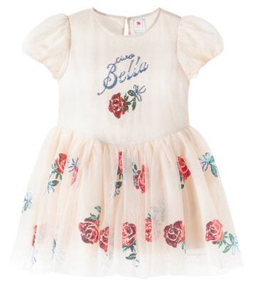 Verziertes Kleid aus Tüll | Konges Sløjd