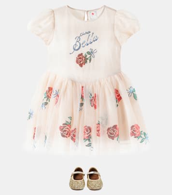 Verziertes Kleid aus Tüll | Konges Sløjd