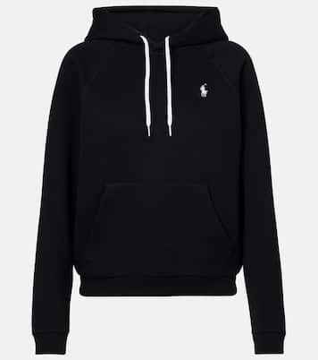 Embroidered cotton-blend jersey sweatshirt | Polo Ralph Lauren