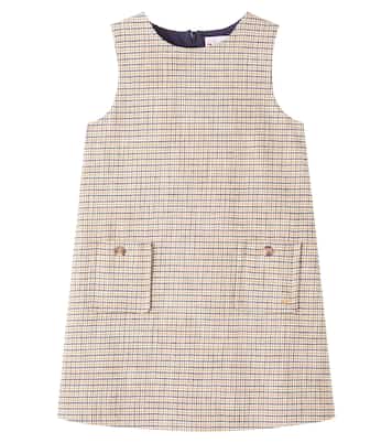 Jinette棉质与羊毛混纺连衣裙 | Bonpoint