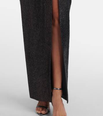 Embellished crêpe gown | Roland Mouret