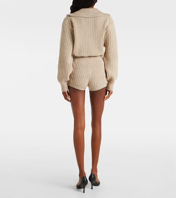 Cable-knit cashmere shorts | Magda Butrym