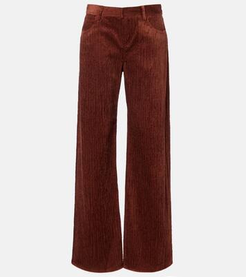 High-rise corduroy wide-leg pants | Magda Butrym
