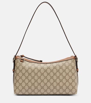 Schultertasche GG Emblem Medium aus Canvas  | Gucci