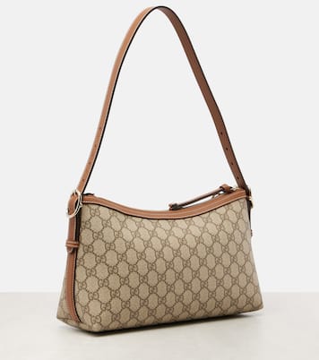 Schultertasche GG Emblem Medium aus Canvas  | Gucci