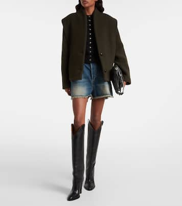 Lavinia 100 leather knee-high boots | Paris Texas