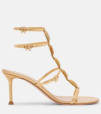 Shanti 70 embellished leather sandals | Gianvito Rossi