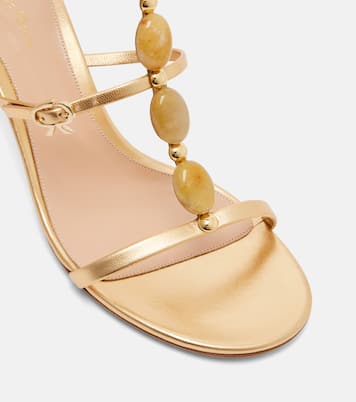 Shanti 70 embellished leather sandals | Gianvito Rossi