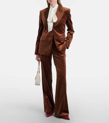 Elegance Softness velvet wide-leg pants | Dorothee Schumacher