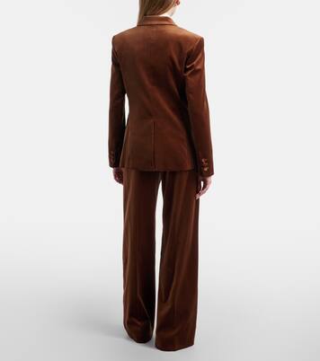 Elegance Softness velvet wide-leg pants | Dorothee Schumacher
