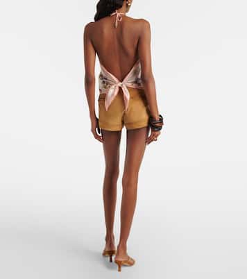 Shorts aus Veloursleder | Etro