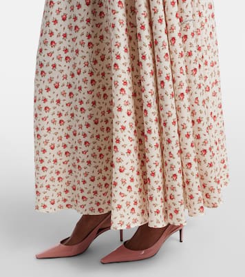 Top aus Charmeuse mit Spitze | Dolce&Gabbana