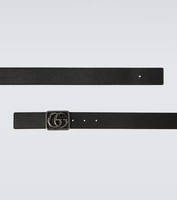 Double G reversible leather belt | Gucci