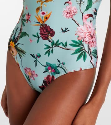 Printed halterneck swimsuit | La DoubleJ