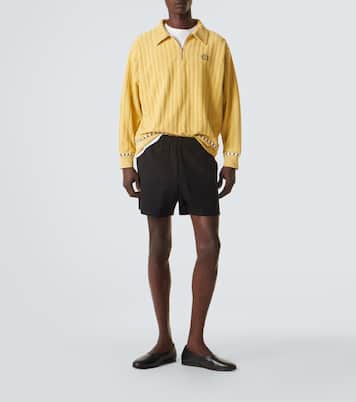 Croquet Ground cotton terry sweater | Bode