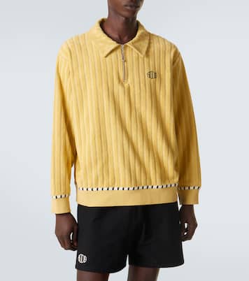 Croquet Ground cotton terry sweater | Bode