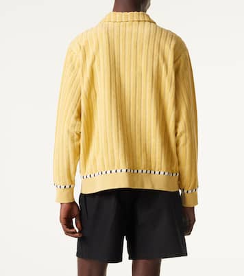 Croquet Ground cotton terry sweater | Bode
